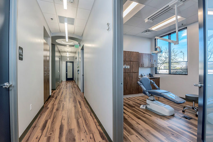 Dental chair sandstone oms