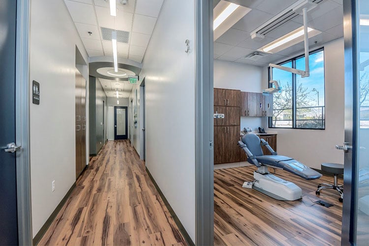 Dental chair sandstone oms