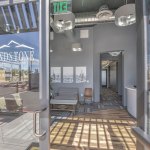 Building lobby area at sandstone oms